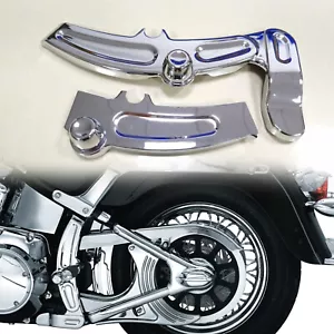 Cubierta de cuadro cromado Boomerang para Harley Softail Standard FXST Breakout FXSB CVO - Imagen 1 de 11
