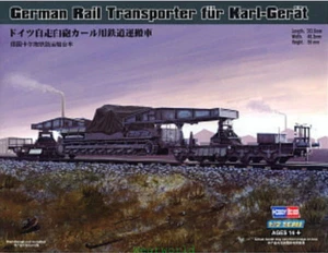 Hobbyboss 1/72 82906 German Rail Transporter fur Karl-Gerat Model Kit - Picture 1 of 6