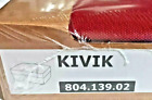 Ikea KIVIK Footstool /Ottoman with Storage Cover Slipcover ORRSTA RED New SEALED