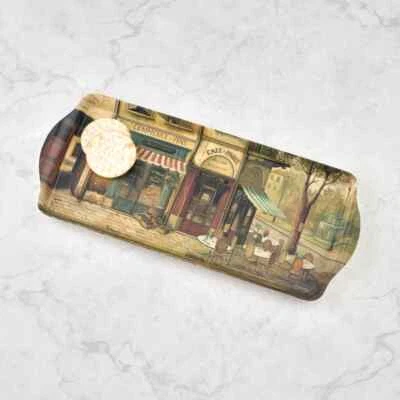 PIMPERNEL, "PARISIAN SCENES" MELAMINE SANDWICH TRAY, NEW, 15.1" x 6.5" - Image 1 of 4