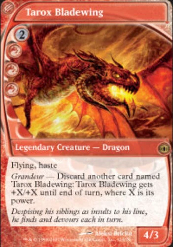 Tarox Bladewing ~ Moderately Played Future Sight MTG Magic UltimateMTG Red Card - Image 1 of 1
