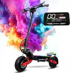 Electric Scooter for Adults 1200W 40Miles 28MPH 11''Off-Road Fast E-Scooter - Picture 1 of 52