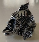 KISS “Gene Simmons”  Demon/Biker Stainless Steel Ring (up to size 13)