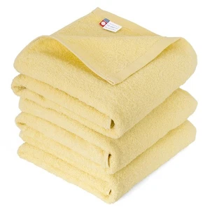 oruta Imabari Face Towels 3-Pack , Quick Dry, Thin, Soft,100% Cotton (Yellow) JP - Picture 1 of 9