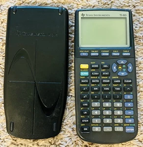 Texas Instruments TI-83 Plus Graphing Calculator Black Tested Working - Picture 1 of 4