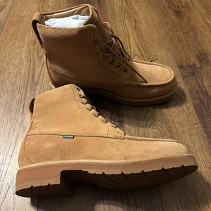 Tecovas The Rugged Moc - Natural WP Roughout 10.5D - Lace Up Boots NEW - Picture 1 of 15