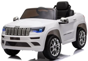 AUTO MACCHINA ELETTRICA PER BAMBINI JEEP GRAND CHEROKEE 12V SEDILE IN PELLE - Imagen 1 de 4