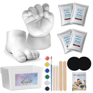 Baby Casting Kit, Baby Handprint & Footprint Casting Kit, Gifts for New Moms,... - Picture 1 of 6