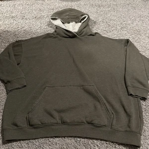 Aerie Oversized Hoodie Sherpa Lined Hood Size XL Green Cozy Soft Baggy - Picture 1 of 6