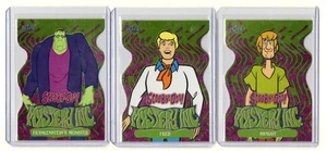(3) 2025 Fleer Scooby-Doo Mystery Inc'd Die-Cut Lot Fred Shaggy Frankenstein - Imagen 1 de 1
