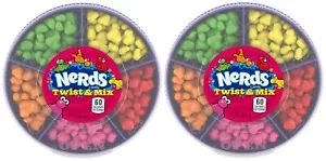 2x Nerds Twist Und Mix 59.5g Amerikanischer Nerds - Bild 1 von 2