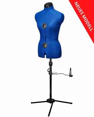 DEUBL SCHNEIDERPUPPEN Schneiderpuppe verstellbar | MAJESTIQUE| Gr.M | 3-Bein Standfuß |