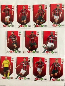 Lot 11 Cards Panini Calciatori ADRENALYN 2010-11 RONALDINHO IBRAHIMOVIC AC MILAN - Picture 1 of 24