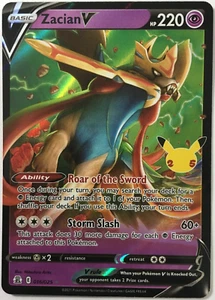POKEMON ZACIAN V 016/025 CELEBRACIONES ULTRA RARO HOLO CASI COMO NUEVO - Imagen 1 de 2