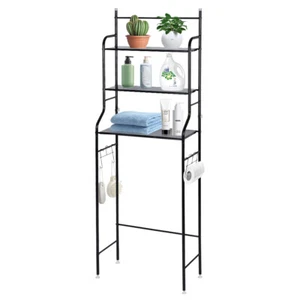 3 Ablage Toilettenregal Waschmaschinenregal Badezimmer Bad Regal 165x55x26cm - Bild 1 von 22
