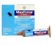 TWO Maxforce Select Roach Killer Bait Gel Tubes Kill Cockroach w/Plunger & Tip