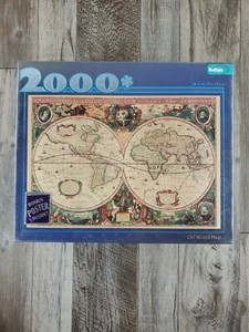 Buffalo Games Old World Map Jigsaw Puzzle + Bonus Poster Sealed 38" x 26" - Picture 1 of 8