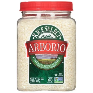 RiceSelect Arborio Rice, Italian Style Rice for Risotto, 32 oz Jar - Picture 1 of 5