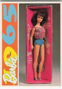 1991 Action/Panini Another First For Barbie 1965 #19 Bendable Leg Barbie