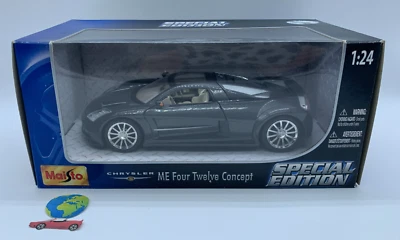 Maisto Chrysler ME Four Twelve Conc, modello in scala 1:24-1:25,(2320), vintage - Immagine 1 di 4