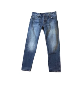 Levi's 501 weiß Eiche Kegel blau Denim Jeans Herren Größe 25 x 27 tatsächlich - Bild 1 von 11