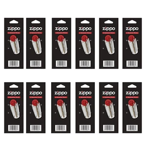 Nuevo paquete de repuesto de pedernal encendedor Zippo de 12 paquetes de valor (72 x pedernal) genuino - Imagen 1 de 2