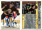 John Gruden Signed 1995-96 Topps #104 Card Boston Bruins Auto Au