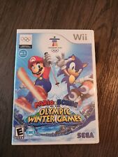 Mario & Sonic at the Olympic Winter Games wii disc Nintendo rated E pre-owned 