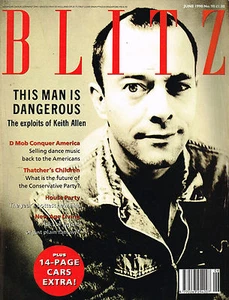 BLITZ #90 June 1990 KEITH ALLEN Hudlin Brothers CARS EXTRA Conservative Party VG - Picture 1 of 7