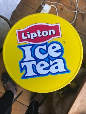 Lipton Iced Tea Drinks Tray BRAND NEW Eye-catching yellow - Image 1 of 2