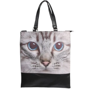 Katzenmotiv Handtasche Shopper Einkaufstasche Katze Cat Bag - Bild 1 von 4
