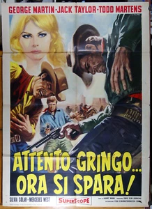 Plakat 2F Film ACHTUNG GRINGO JETZT SCHIESST MAN Amando De Ossorio 1965 Western Sp. - Bild 1 von 2