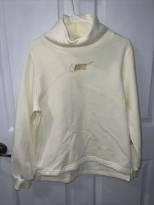 Sudadera Nike Niños Ropa Deportiva Club Polar Cuello Simulado XL Amarilla/Dorada -NUEVA CON ETIQUETAS Foto 1 de 4