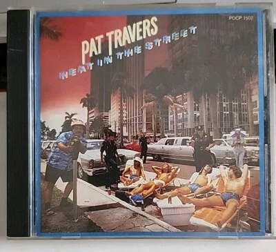 Pat Travers: Heat In The Street- Japan Import Cd w/inserts Foto 1 de 4