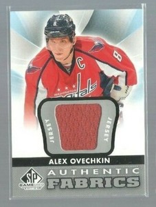  2012-13 SP Game Used Authentic Fabrics #AFAO Alexander Ovechkin A (ref1521)