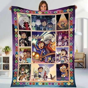Personalized The Owl House Fleece Blanket | Luz Noceda Blanket | Hexside School - Picture 1 of 4