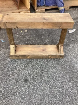 37.5” L Console Table, Farmhouse Sofa Table, Basic Rustic Beautiful - Image 1 of 4