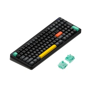Clavier mécanique sans fil NuPhy Halo96 V2, QWERTY US, noir obsidienne, comme neuf - Photo 1/11