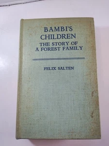 Bambi’s Children by Felix Salten - Vintage 1939 Hardcover Book - Ships Fast!!! - Picture 1 of 13