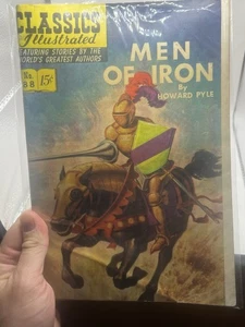 Vintage "Men of Iron" 15 Cent Klassiker illustrierter Comic; Nr. 88, Okt. 1951 - Bild 1 von 6