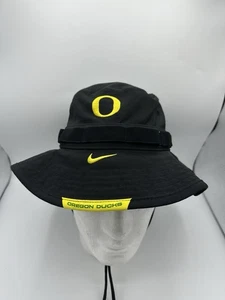 Nike Oregon Ducks Team Issued On-Field Dri-FIT Fischerhut schwarz S/M Seitenlinie - Bild 1 von 8