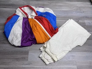 Set tuta donna Sergio Tacchini vintage taglia 6 anni 80 jogging tennis colorata - Foto 1 di 21