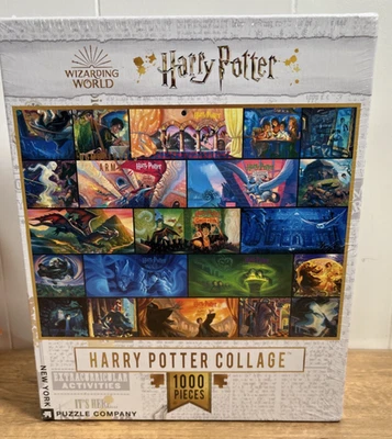 Harry Potter Book Covers Puzzle 1000 Pieces New York Puzzle Company Sealed  NEW - Image 1 of 4