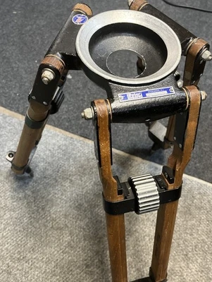 vintage peter lisand motion picture tripod wood - Image 1 of 4