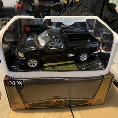 Ford F150 SVT Lightning Pickup bburago RARE! Muscle! Black  - Image 1 of 4