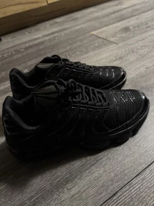 Men Trainers Size 43 Uk 8-8.5 In Black Shoes Sneakers Breathable Mesh, Running - Picture 1 of 13