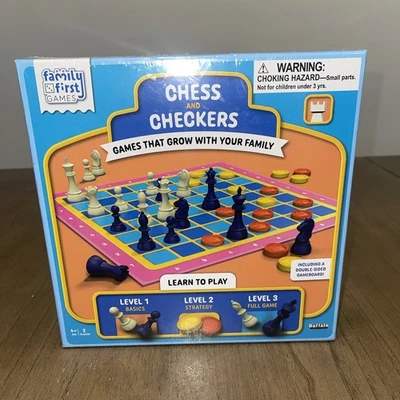 Ajedrez y damas Family First Games Foto 1 de 4