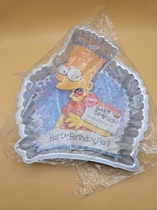 Vtg The Simpsons "Bart Simpson" Wilton Metal Cake Mold Baking Pan Birthday 90's - Picture 1 of 6
