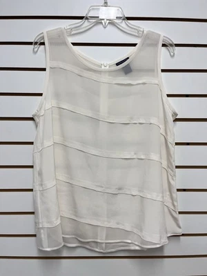 Top sin mangas Doncaster Collection talla 12 100 % seda Foto 1 de 4