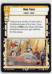 SWU Legends of the Force Mind Trick Rare #202 - Picture 1 of 2